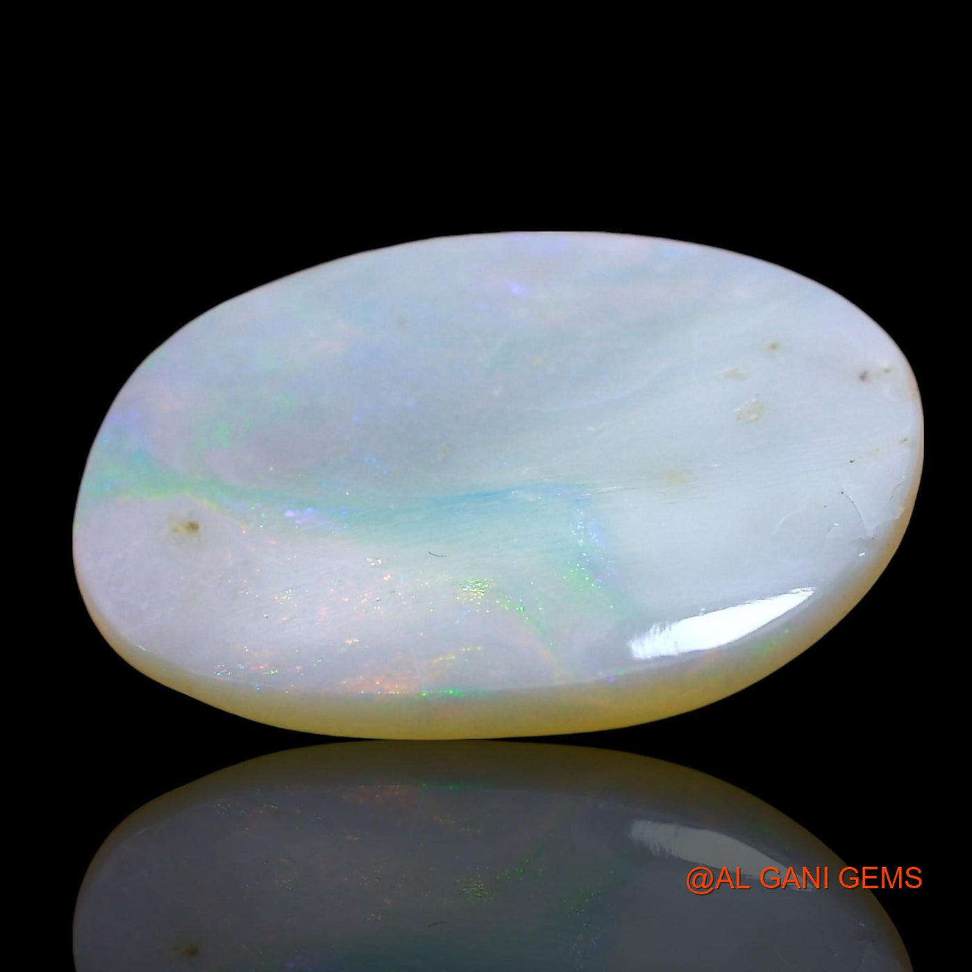 6.00 Cts Natural Australian Fire Opal Loose Gemstone Oval Cabochon 20x15x3 mm AE-856