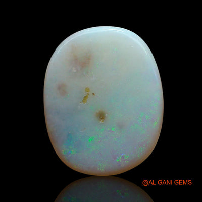 10.00 Cts Natural Australian Fire Opal Oval Cabochon Loose Gemstone For Jewelry 20x16x4 mm AE-858