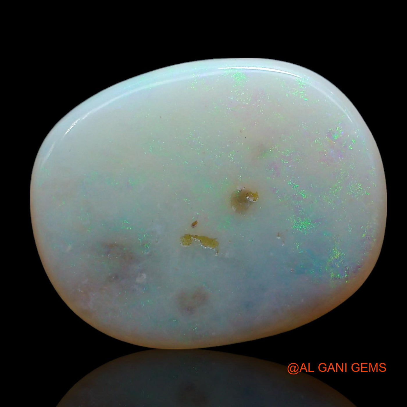 10.00 Cts Natural Australian Fire Opal Oval Cabochon Loose Gemstone For Jewelry 20x16x4 mm AE-858