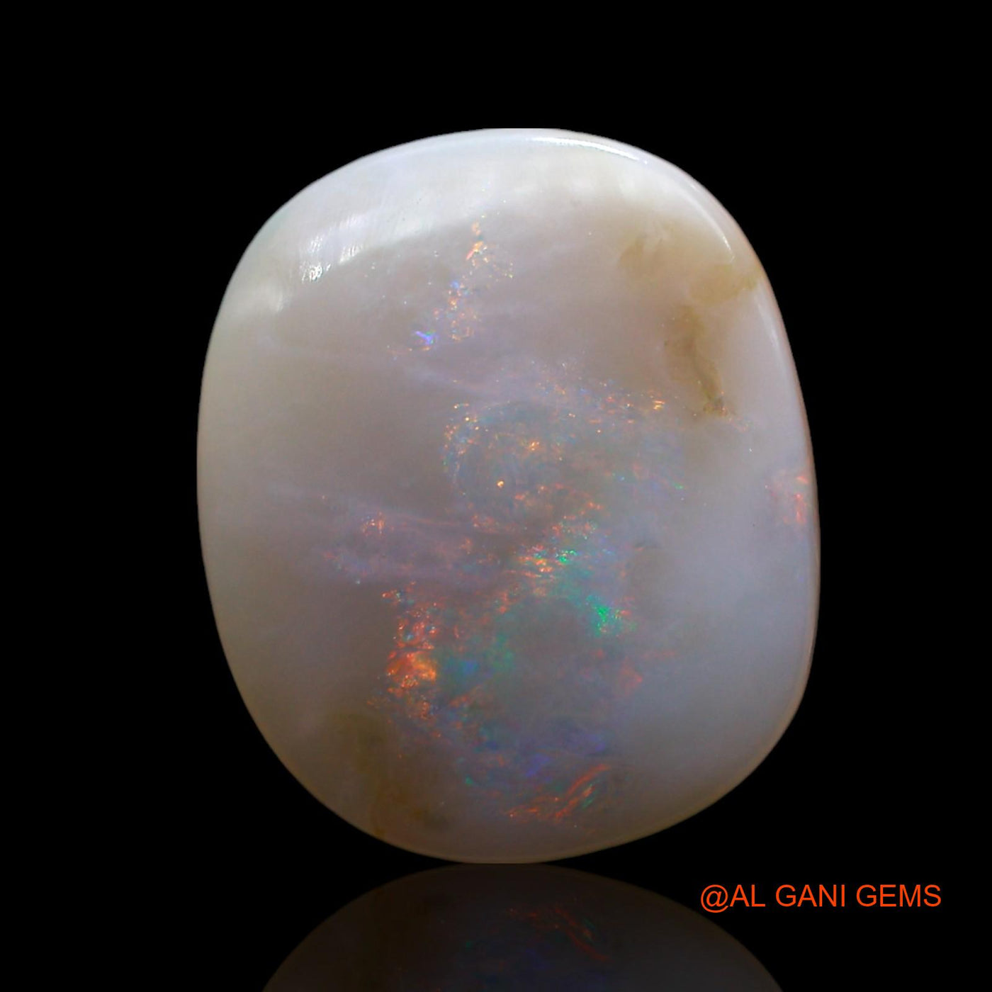 8.00 Cts Natural Australian Fire Opal Loose Gemstone Oval Cabochon 19x16x4 mm AE-860