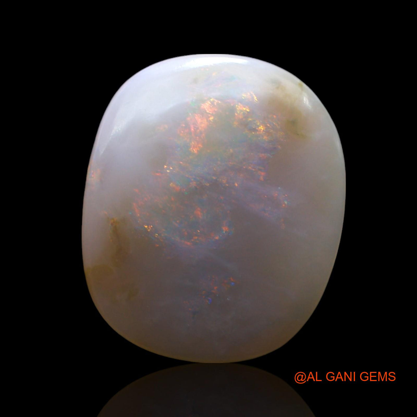 8.00 Cts Natural Australian Fire Opal Loose Gemstone Oval Cabochon 19x16x4 mm AE-860