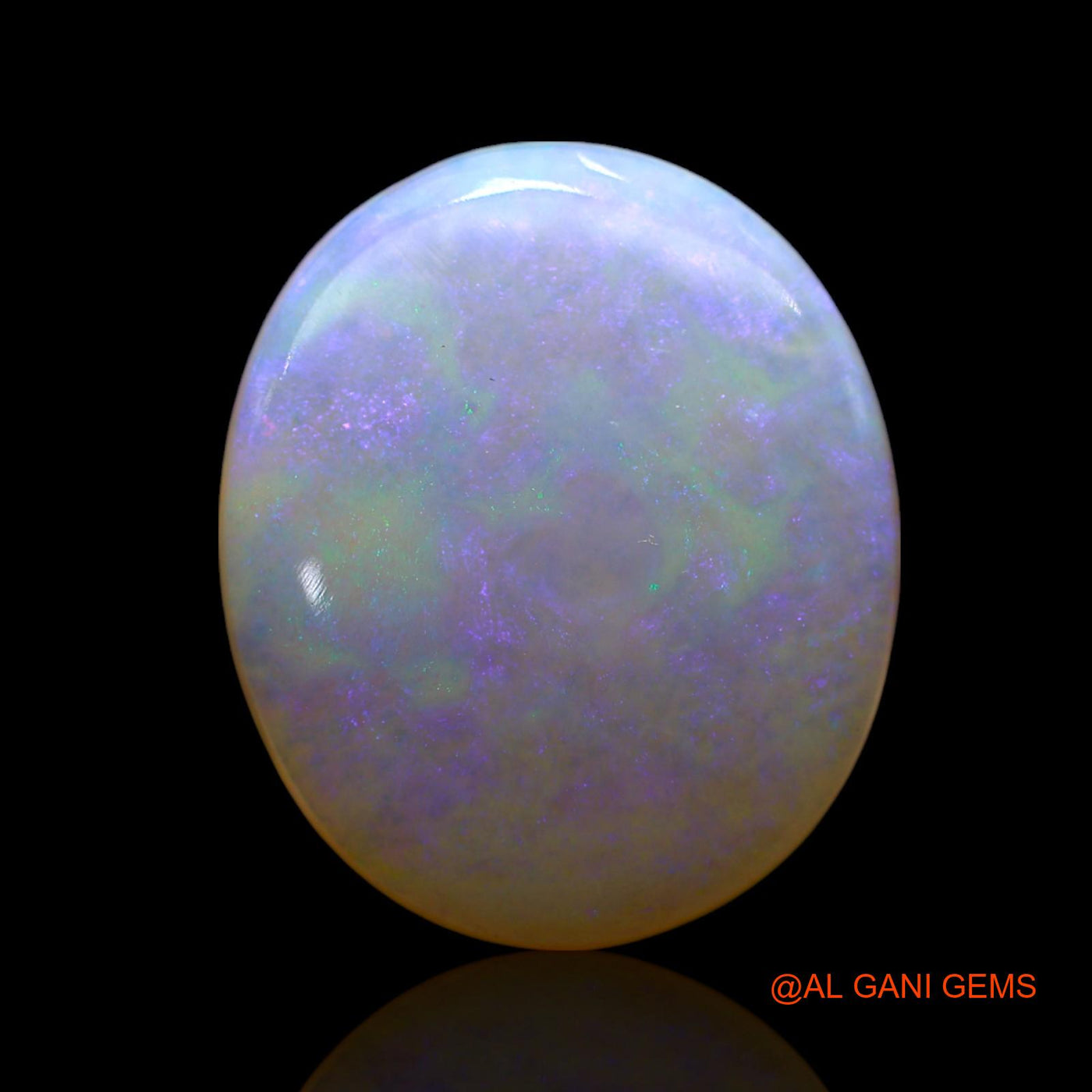 Natural Fire Opal Gemstone 9.00 Cts Loose Oval Cabochon From Australia 19x16x4 mm AE-861