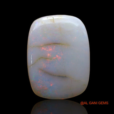 10.00 Cts Natural Australian Fire Opal Loose Gemstone Oval Cabochon 19x14x4 mm AE-864