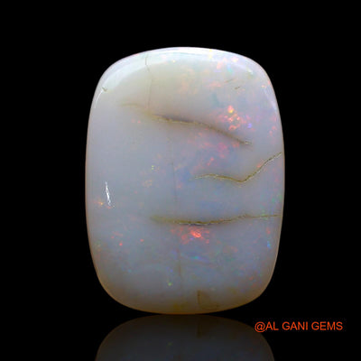 10.00 Cts Natural Australian Fire Opal Loose Gemstone Oval Cabochon 19x14x4 mm AE-864