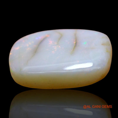 10.00 Cts Natural Australian Fire Opal Loose Gemstone Oval Cabochon 19x14x4 mm AE-864