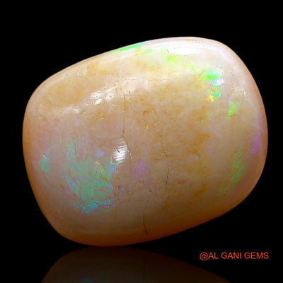 14.00 Cts Natural Australian Fire Opal Loose Gemstone Oval Cabochon 19x15x7 mm AE-865