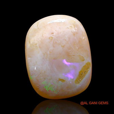 14.00 Cts Natural Australian Fire Opal Loose Gemstone Oval Cabochon 19x15x7 mm AE-865
