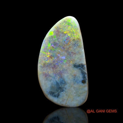 6.00 Cts Natural Australian Fire Opal Loose Gemstone Fancy Cabochon 22x11x3 mm AE-866