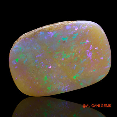 7.00 Cts Natural Australian Fire Opal Loose Gemstone Oval Cabochon 20x13x3 mm AE-869