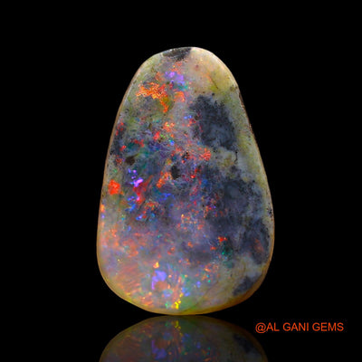 2.00 Cts Natural Australian Fire Opal Loose Gemstone Fancy Cabochon 15x9x3 mm AE-86