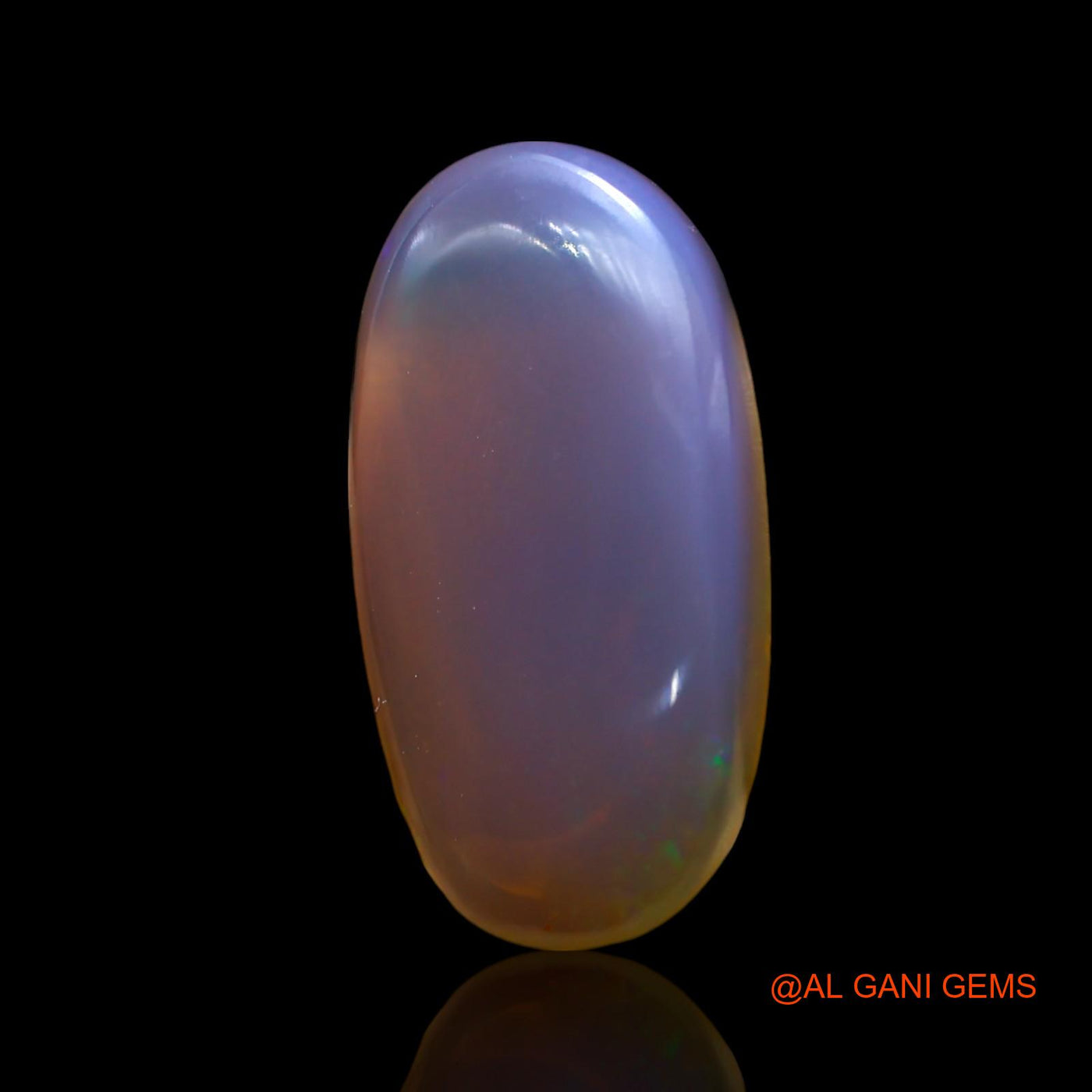 8.00 Cts Natural Australian Fire Opal Oval Cabochon Loose Gemstone For Jewelry 22x12x4 mm AE-871