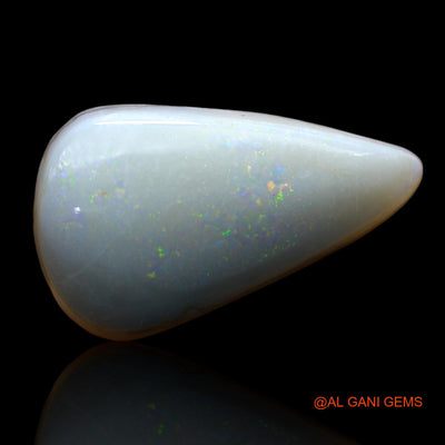 9.00 Cts Natural Australian Fire Opal Loose Gemstone Pear Cabochon 21x12x6 mm AE-873