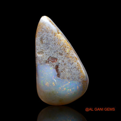 9.00 Cts Natural Australian Fire Opal Loose Gemstone Pear Cabochon 21x12x6 mm AE-873