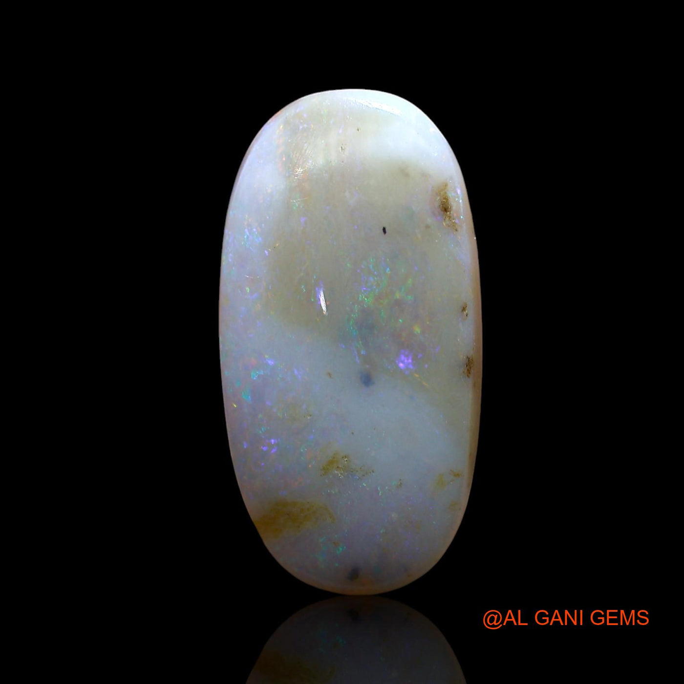 7.00 Cts Natural Australian Fire Opal Loose Gemstone Oval Cabochon 22x11x4 mm AE-874