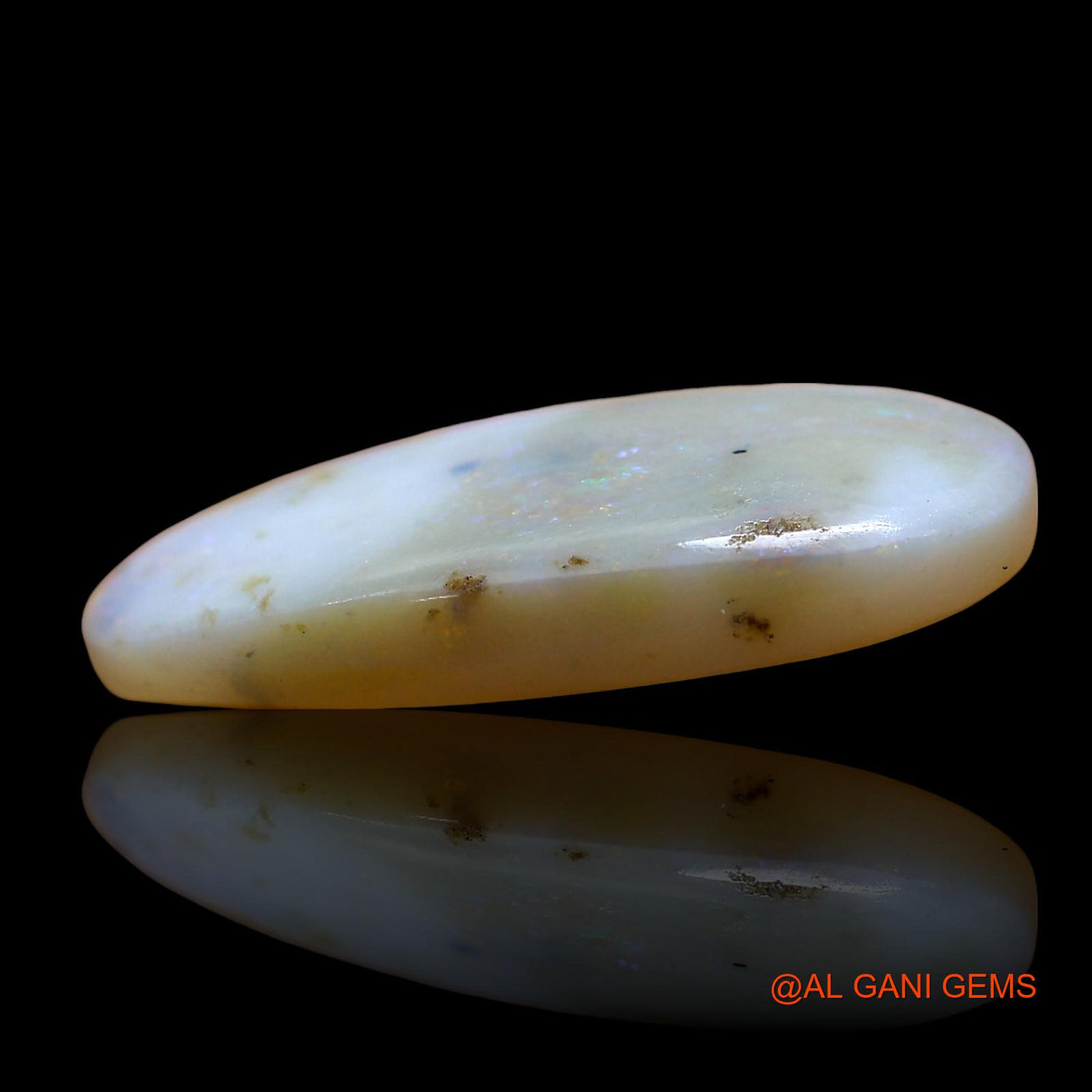 7.00 Cts Natural Australian Fire Opal Loose Gemstone Oval Cabochon 22x11x4 mm AE-874