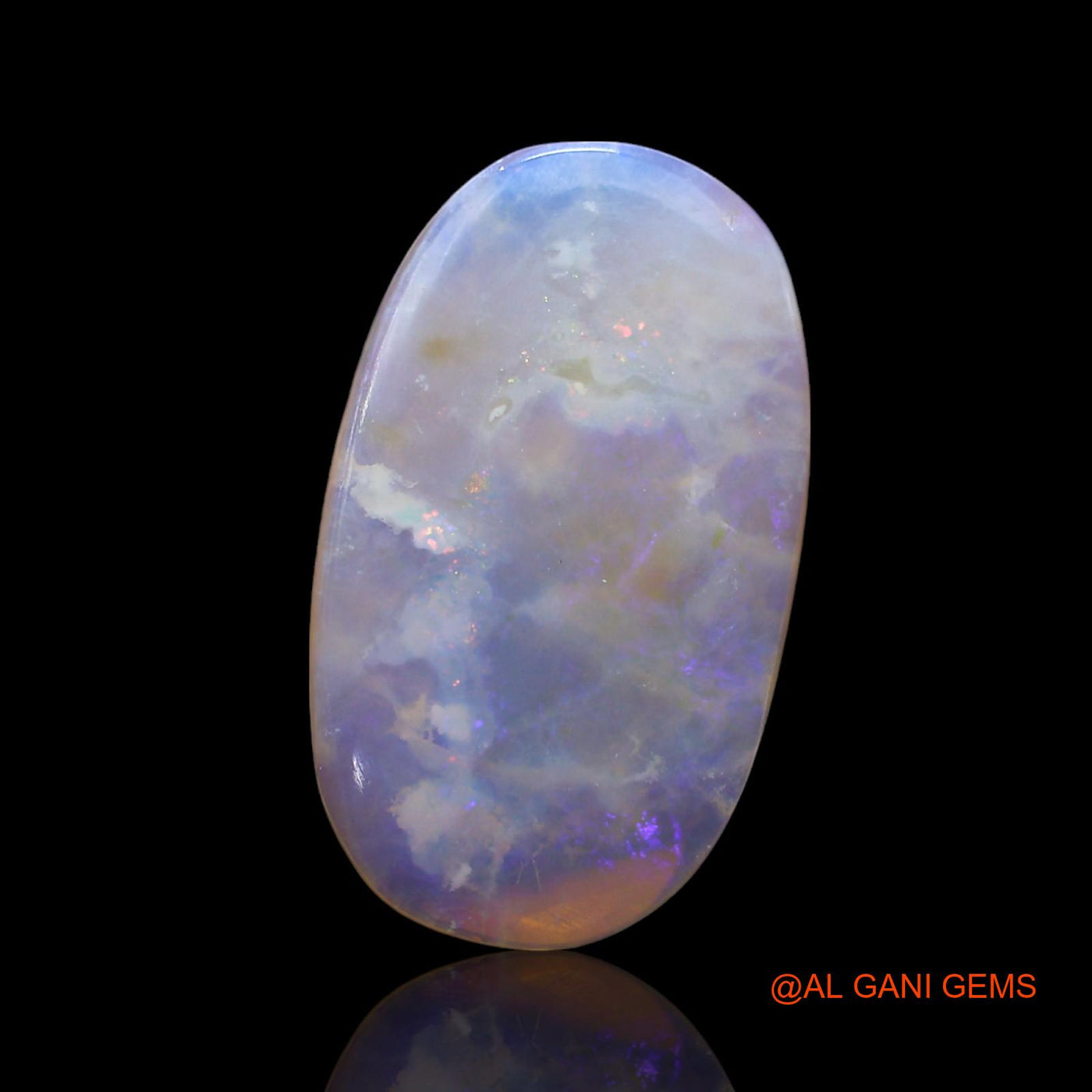 6.00 Cts Natural Australian Fire Opal Loose Gemstone Oval Cabochon 22x13x3 mm AE-876