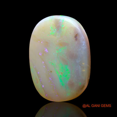 9.00 Cts Natural Australian Fire Opal Loose Gemstone Oval Cabochon 20x14x4 mm AE-877