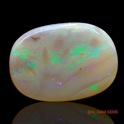 9.00 Cts Natural Australian Fire Opal Loose Gemstone Oval Cabochon 20x14x4 mm AE-877