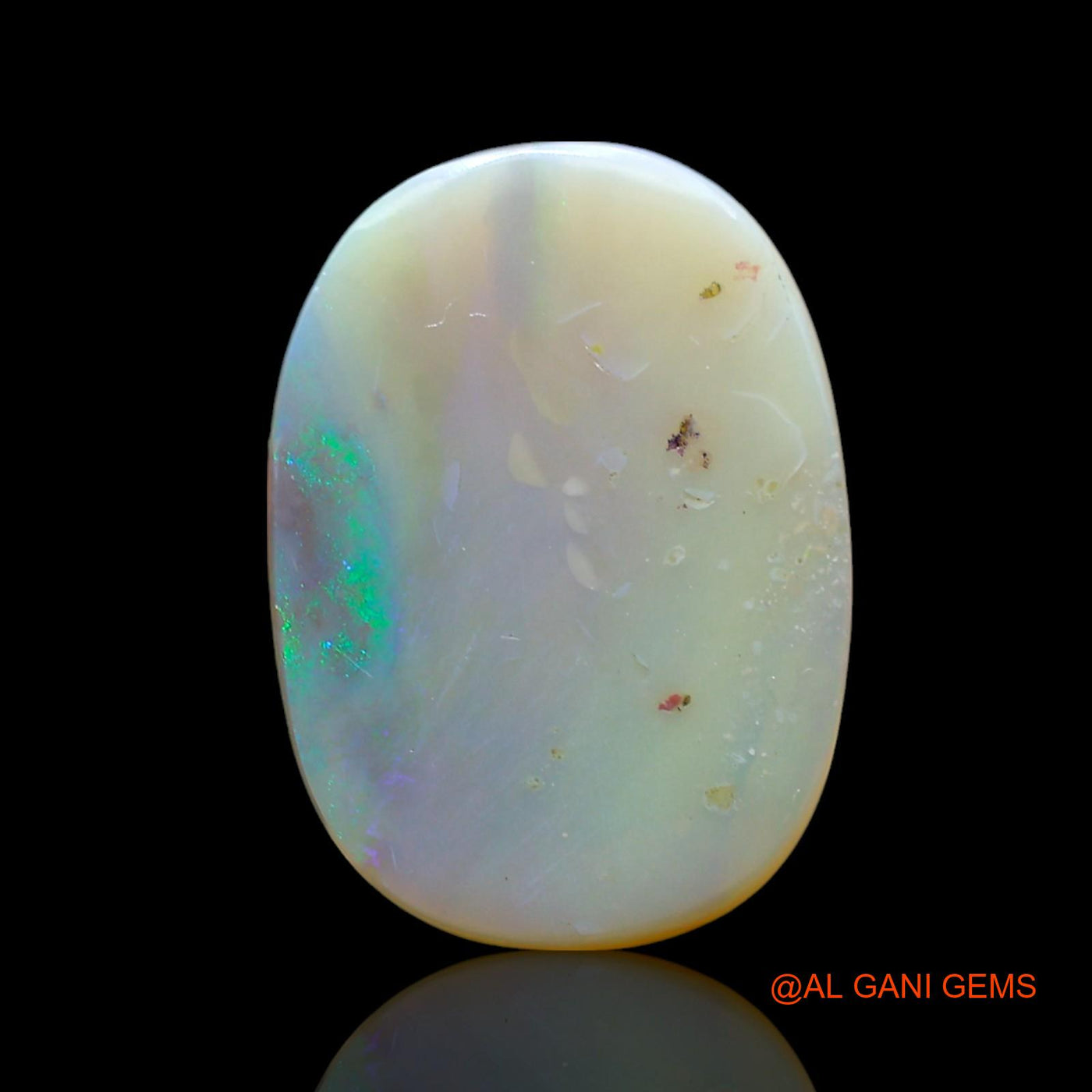 9.00 Cts Natural Australian Fire Opal Loose Gemstone Oval Cabochon 20x14x4 mm AE-877