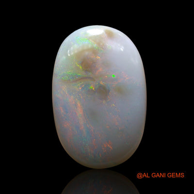 Natural Fire Opal Gemstone 9.00 Cts Loose Oval Cabochon From Australia 20x13x5 mm AE-878