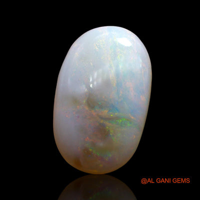 Natural Fire Opal Gemstone 9.00 Cts Loose Oval Cabochon From Australia 20x13x5 mm AE-878