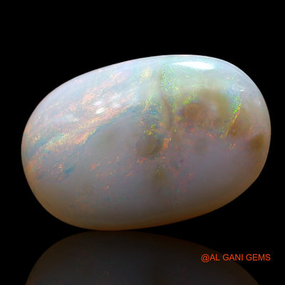 Natural Fire Opal Gemstone 9.00 Cts Loose Oval Cabochon From Australia 20x13x5 mm AE-878