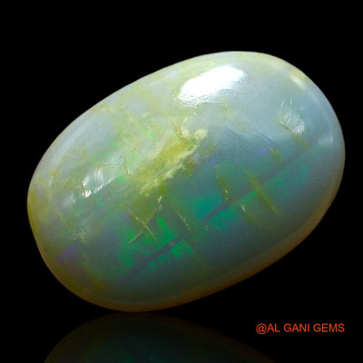11.00 Cts Natural Australian Fire Opal Loose Gemstone Oval Cabochon 20x13x6 mm AE-879