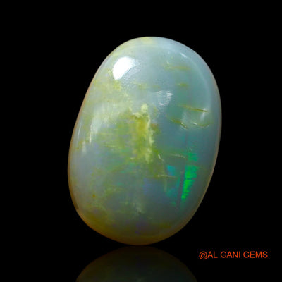 11.00 Cts Natural Australian Fire Opal Loose Gemstone Oval Cabochon 20x13x6 mm AE-879