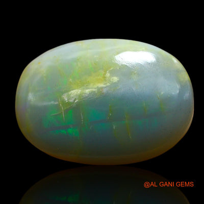 11.00 Cts Natural Australian Fire Opal Loose Gemstone Oval Cabochon 20x13x6 mm AE-879