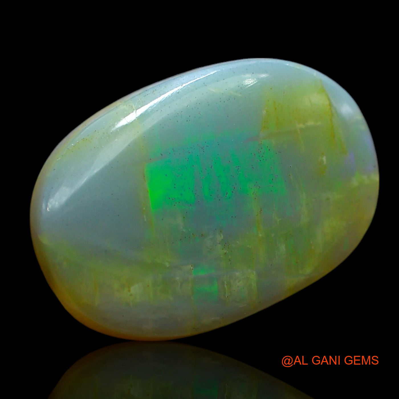 11.00 Cts Natural Australian Fire Opal Loose Gemstone Oval Cabochon 20x13x6 mm AE-879