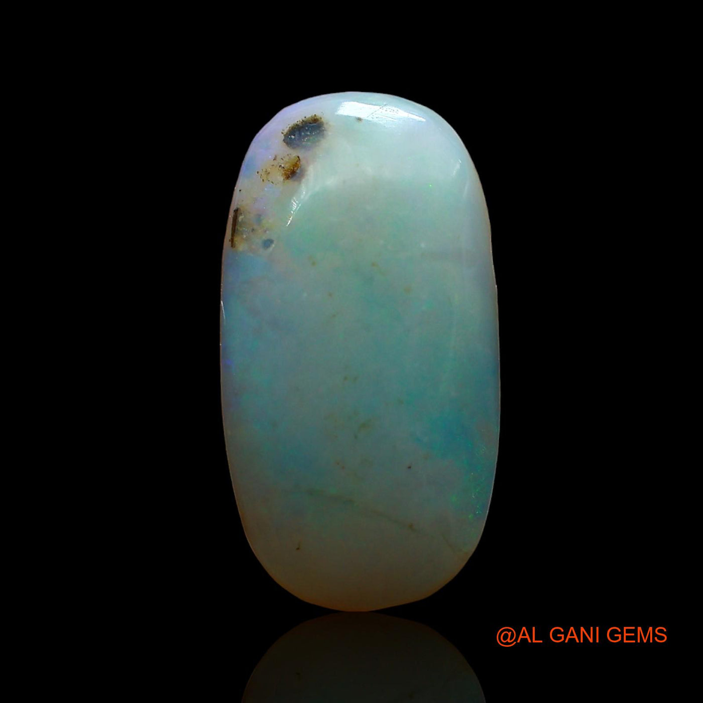 Natural Fire Opal Gemstone 3.00 Cts Loose Oval Cabochon From Australia 16x8x3 mm AE-87