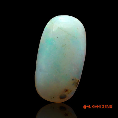 Natural Fire Opal Gemstone 3.00 Cts Loose Oval Cabochon From Australia 16x8x3 mm AE-87