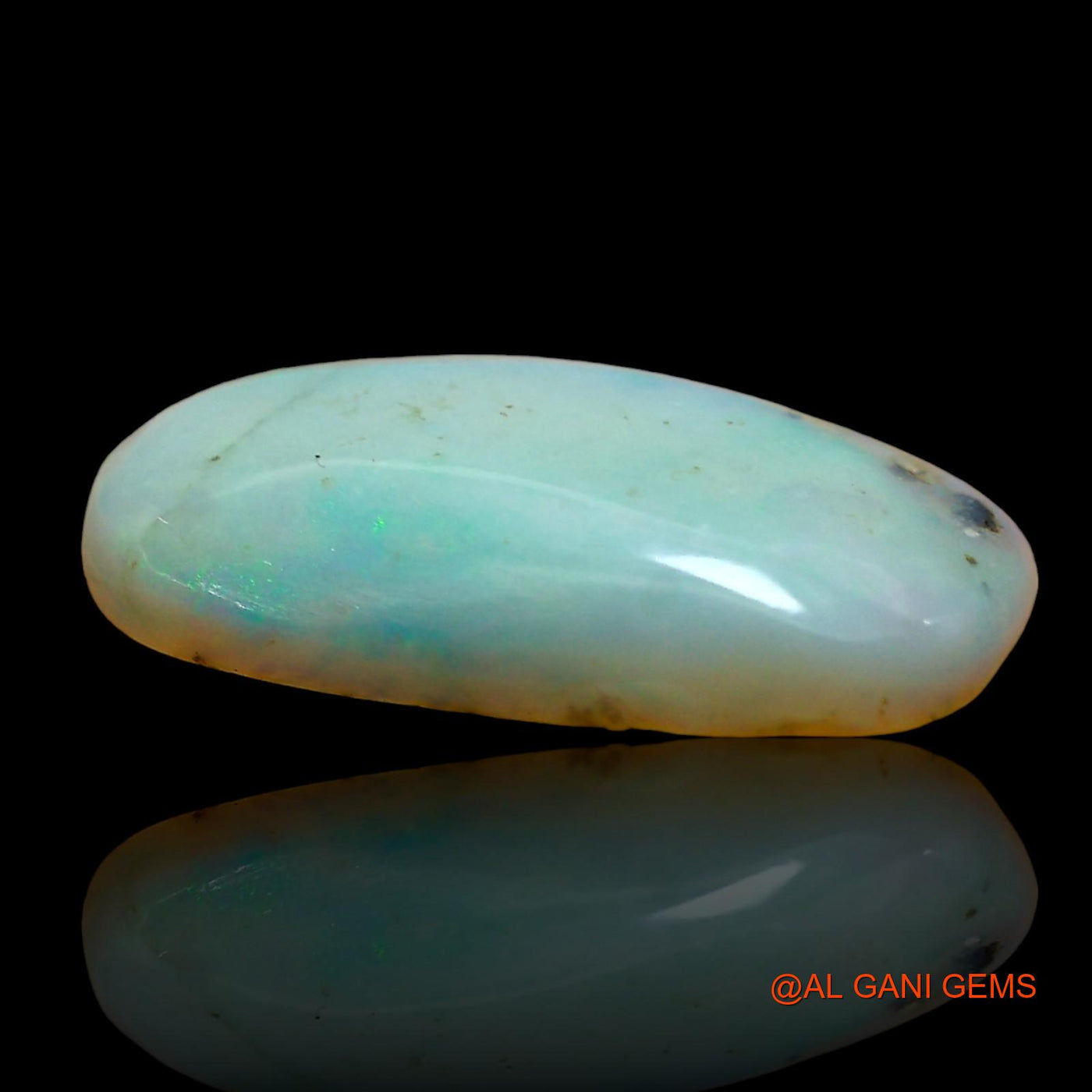 Natural Fire Opal Gemstone 3.00 Cts Loose Oval Cabochon From Australia 16x8x3 mm AE-87