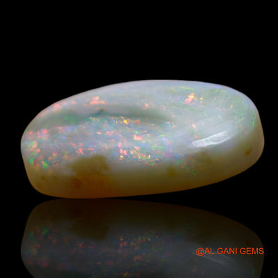 Natural Untreated Fire Opal Loose Gemstone Oval Cabochon From Australia 10.00 Cts 20x12x6 mm AE-880