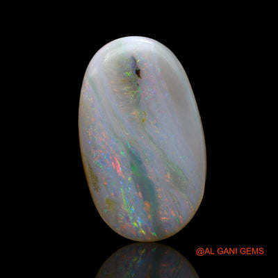 Natural Untreated Fire Opal Loose Gemstone Oval Cabochon From Australia 10.00 Cts 20x12x6 mm AE-880