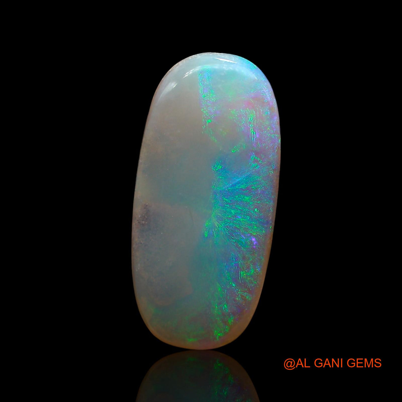 5.00 Cts Natural Australian Fire Opal Loose Gemstone Oval Cabochon 22x10x3 mm AE-881