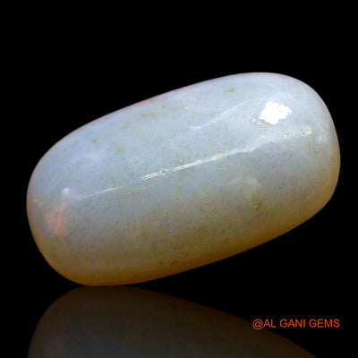 10.00 Cts Natural Australian Fire Opal Loose Gemstone Oval Cabochon 21x12x6 mm AE-883