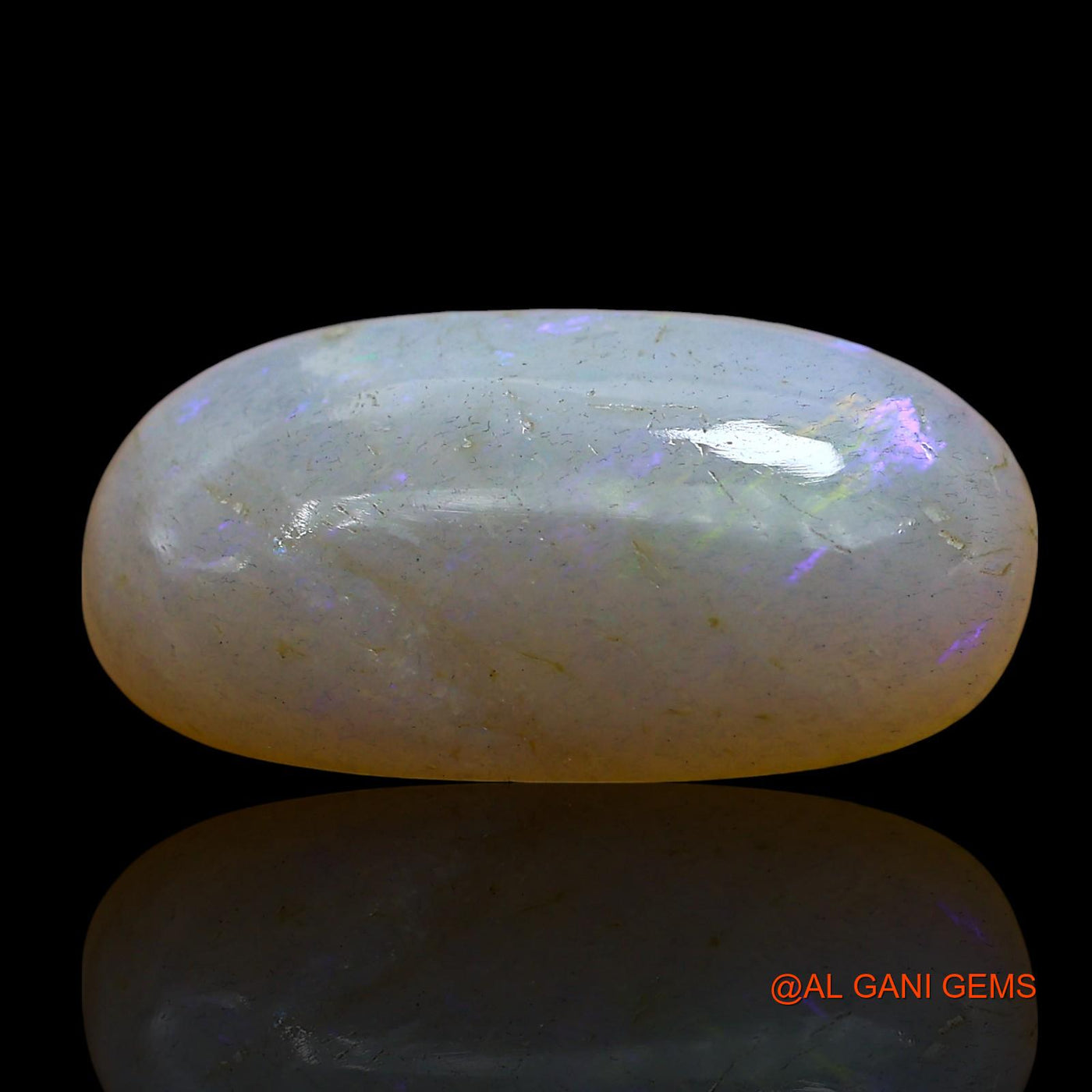10.00 Cts Natural Australian Fire Opal Loose Gemstone Oval Cabochon 21x12x6 mm AE-883