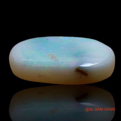 Natural Untreated Fire Opal Loose Gemstone Oval Cabochon From Australia 8.00 Cts 20x10x5 mm AE-885