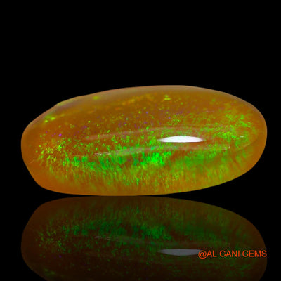 11.00 Cts Natural Australian Fire Opal Loose Gemstone Oval Cabochon 20x13x5 mm AE-886