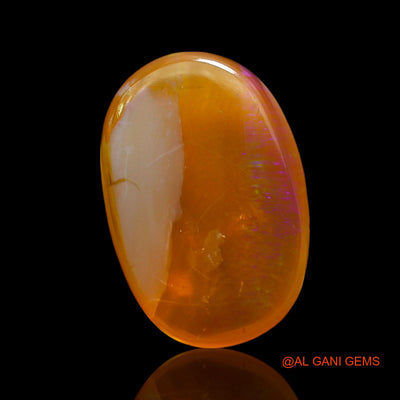 11.00 Cts Natural Australian Fire Opal Loose Gemstone Oval Cabochon 20x13x5 mm AE-886