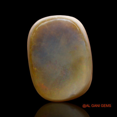 12.00 Cts Natural Australian Fire Opal Loose Gemstone Oval Cabochon 19x14x5 mm AE-887