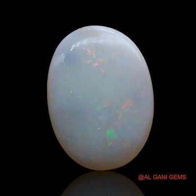 Natural Fire Opal Gemstone 5.00 Cts Loose Oval Cabochon From Australia 19x14x3 mm AE-888