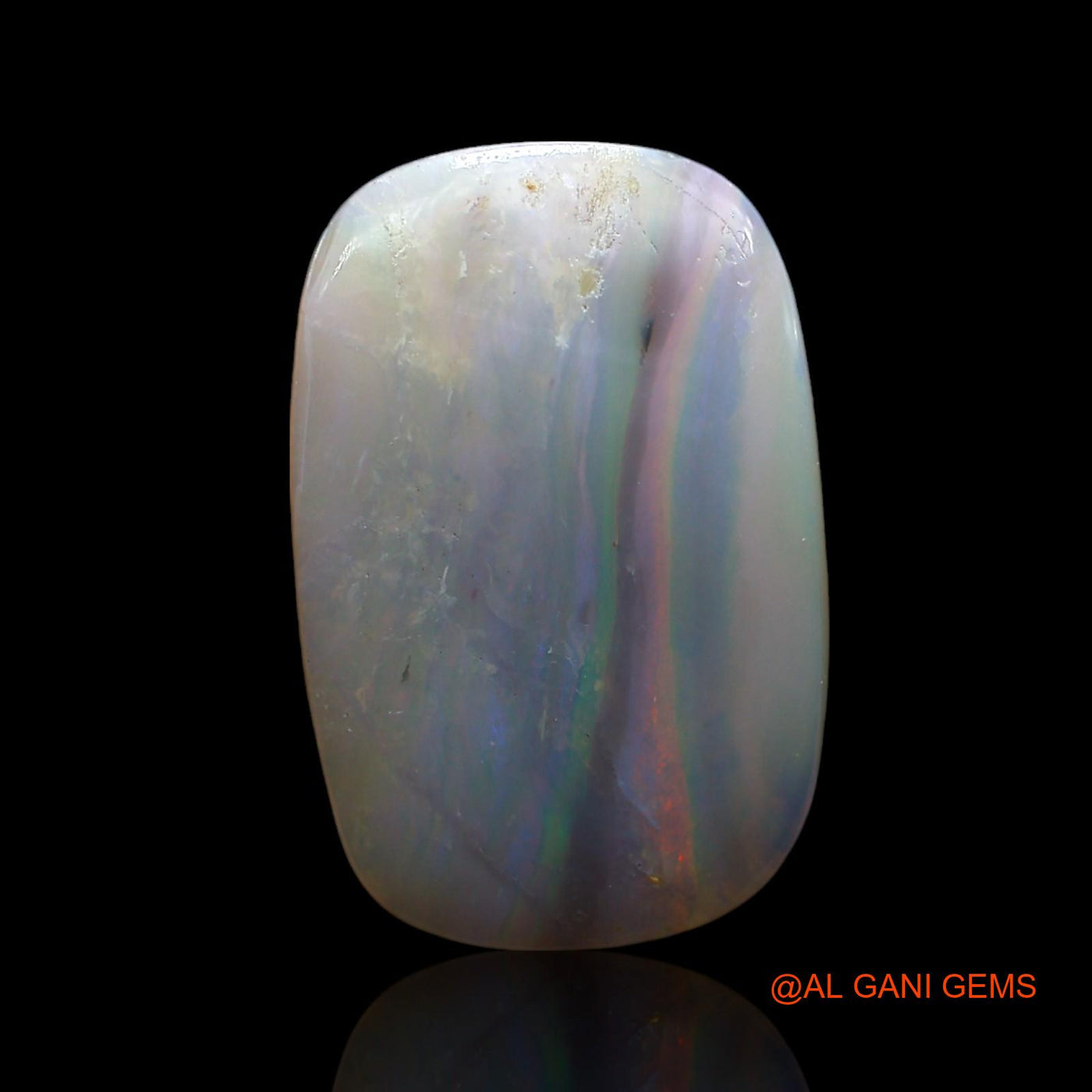 7.00 Cts Natural Australian Fire Opal Oval Cabochon Loose Gemstone For Jewelry 20x13x3 mm AE-889