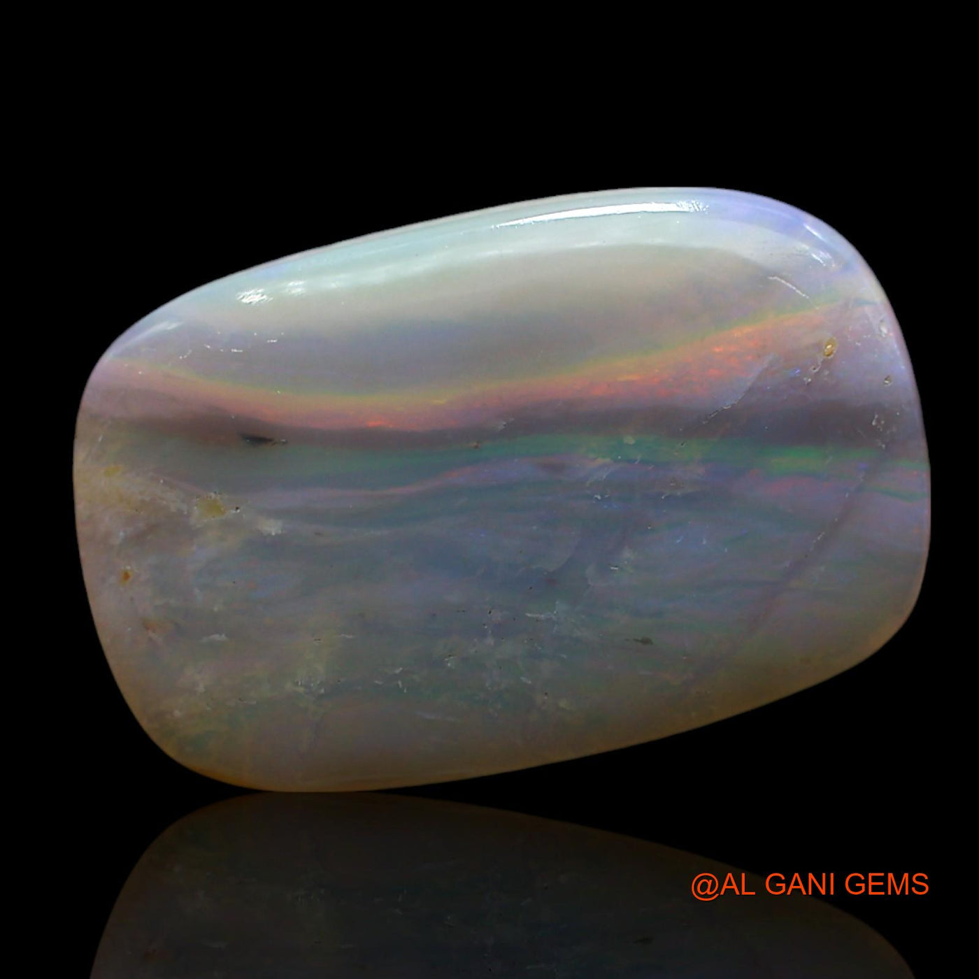 7.00 Cts Natural Australian Fire Opal Oval Cabochon Loose Gemstone For Jewelry 20x13x3 mm AE-889