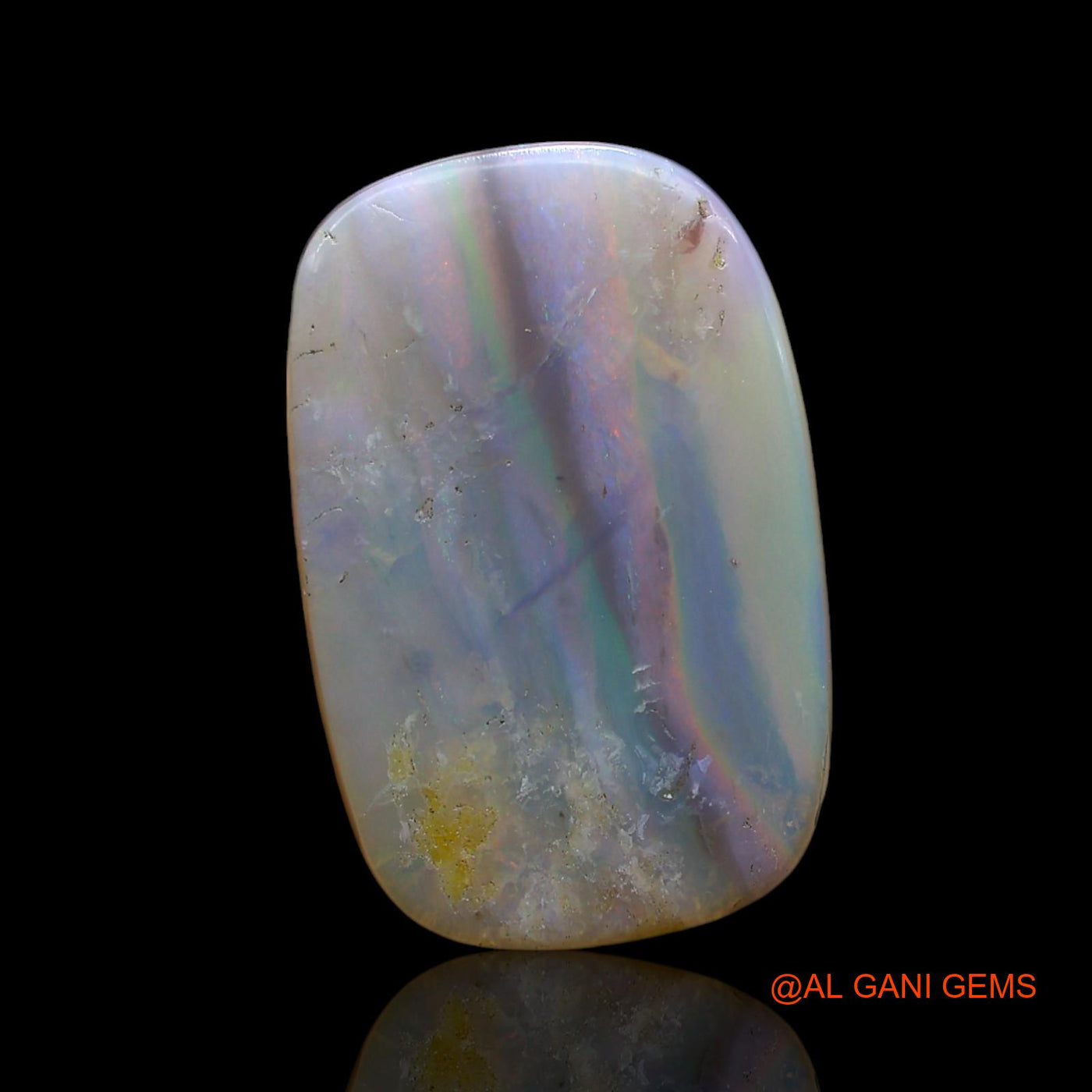 7.00 Cts Natural Australian Fire Opal Oval Cabochon Loose Gemstone For Jewelry 20x13x3 mm AE-889