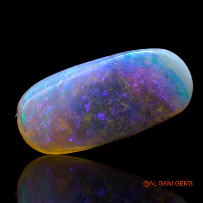 2.00 Cts Unheated Australian Fire Opal Loose Gemstone Oval Cabochon Natural 16x7x2 mm AE-88