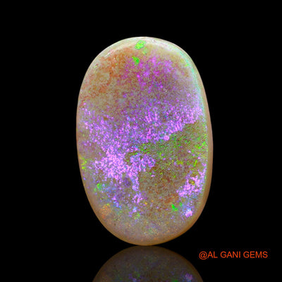 7.00 Cts Natural Australian Fire Opal Loose Gemstone Oval Cabochon 19x13x3 mm AE-890