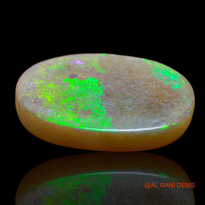 7.00 Cts Natural Australian Fire Opal Loose Gemstone Oval Cabochon 19x13x3 mm AE-890