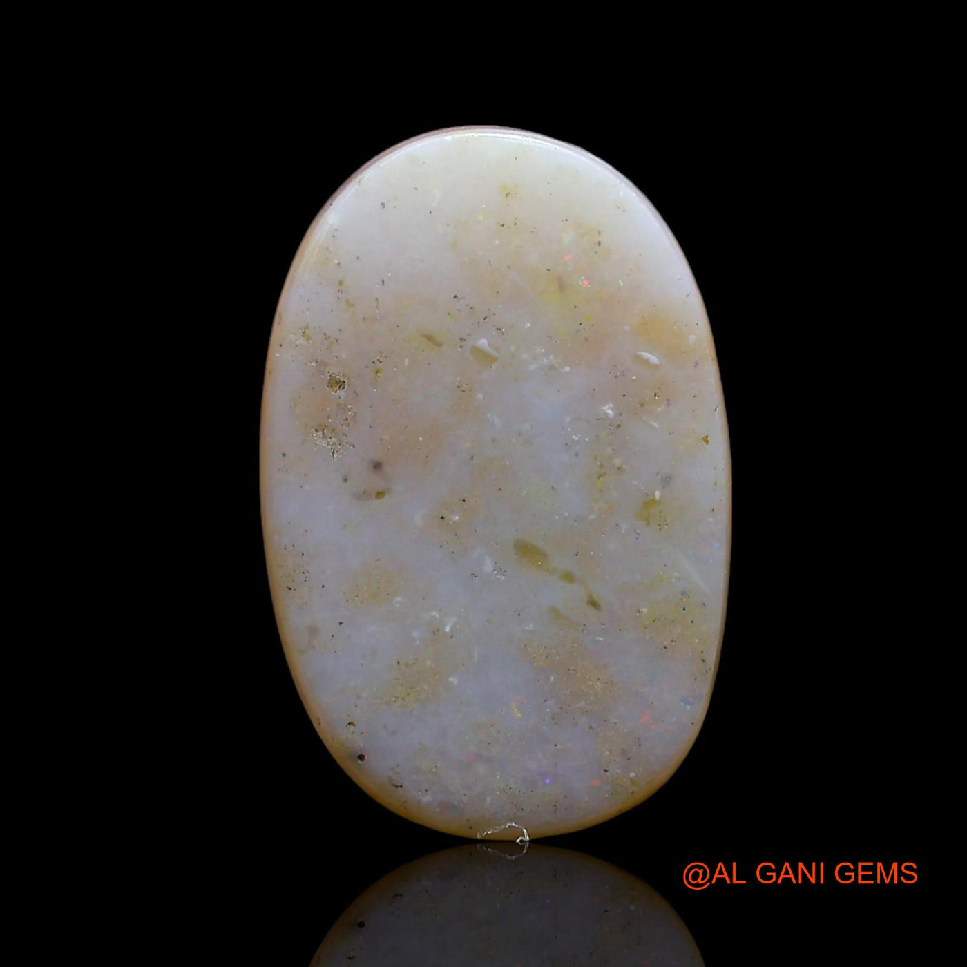 7.00 Cts Natural Australian Fire Opal Loose Gemstone Oval Cabochon 19x13x3 mm AE-890